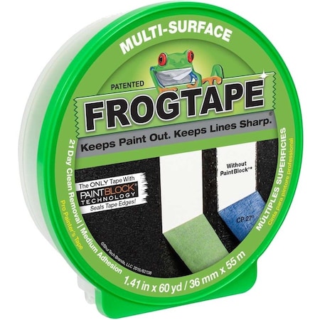 Frogtape FrogTape 1.41 in. W X 60 yd L Green Medium Strength Painter's Tape 1 pk 1358465